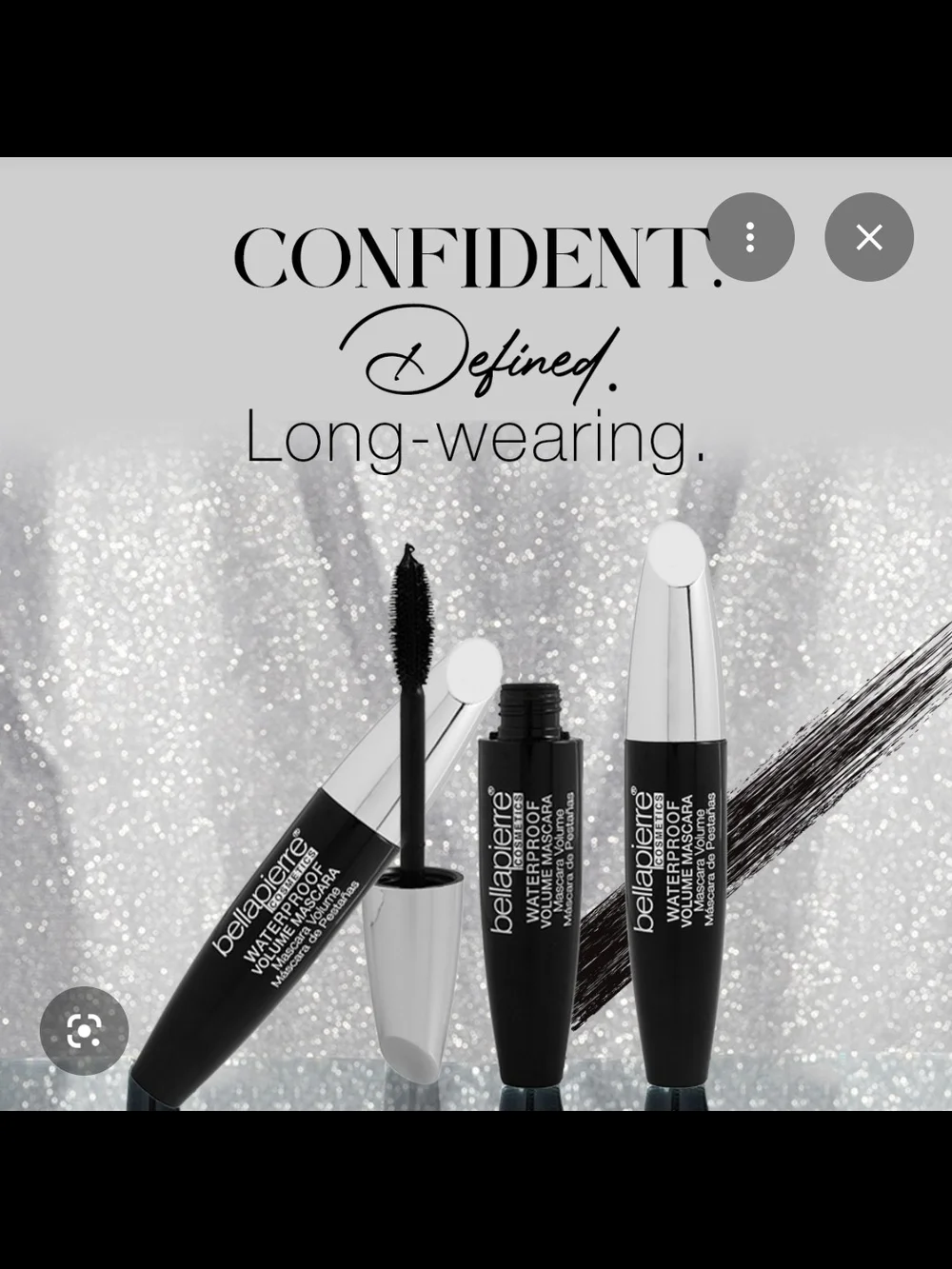 Bellapierre Waterproof Volume Mascara — Full Size BNIB